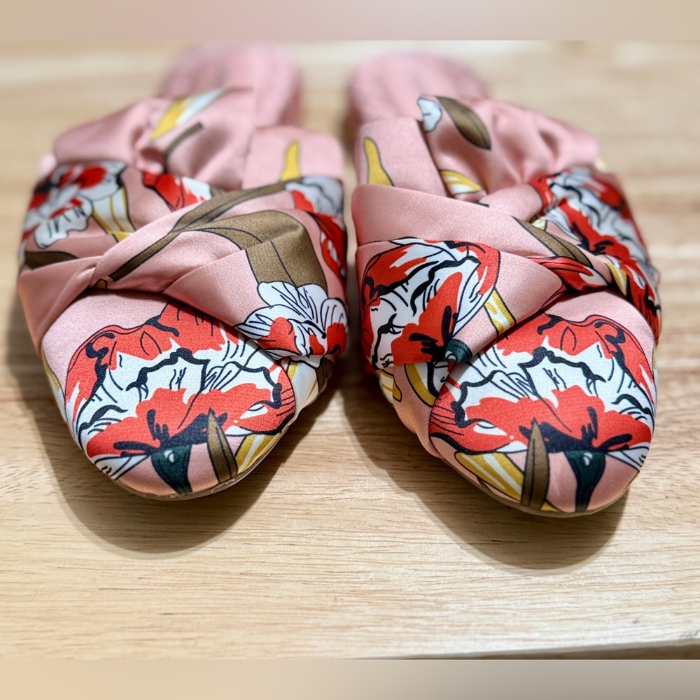 Birdies‎ The Songbird Women's Pink Floral Mule Never Worn - Picture 2 of 9